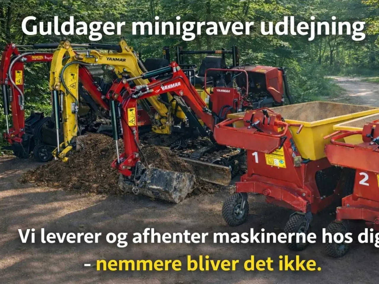 Billede 5 - Minigraver incl levering 