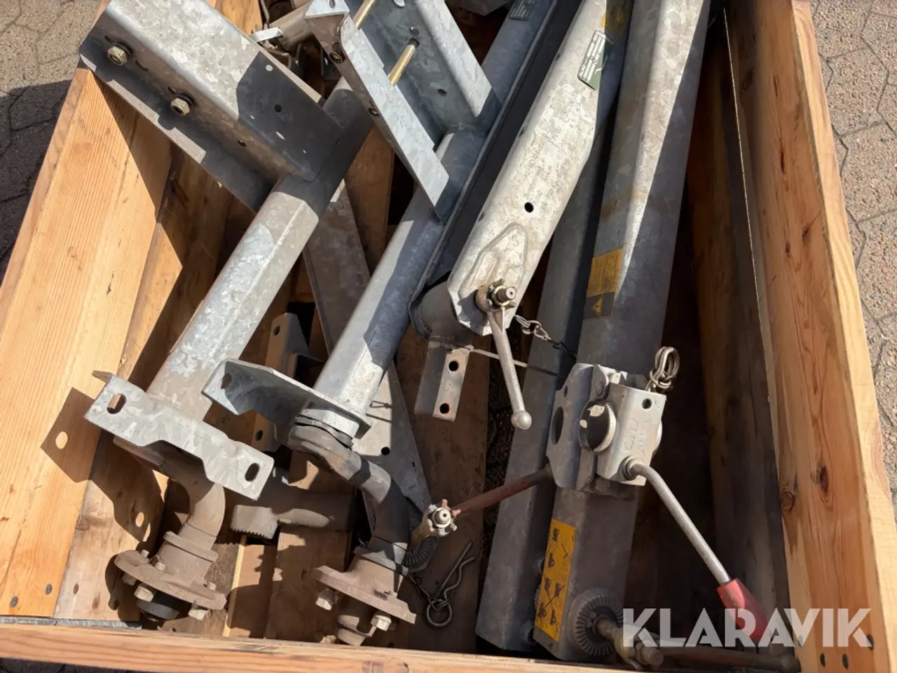 Billede 10 - Undervogne AL-KO 700-5 til mobilkompressor, 2 Styk