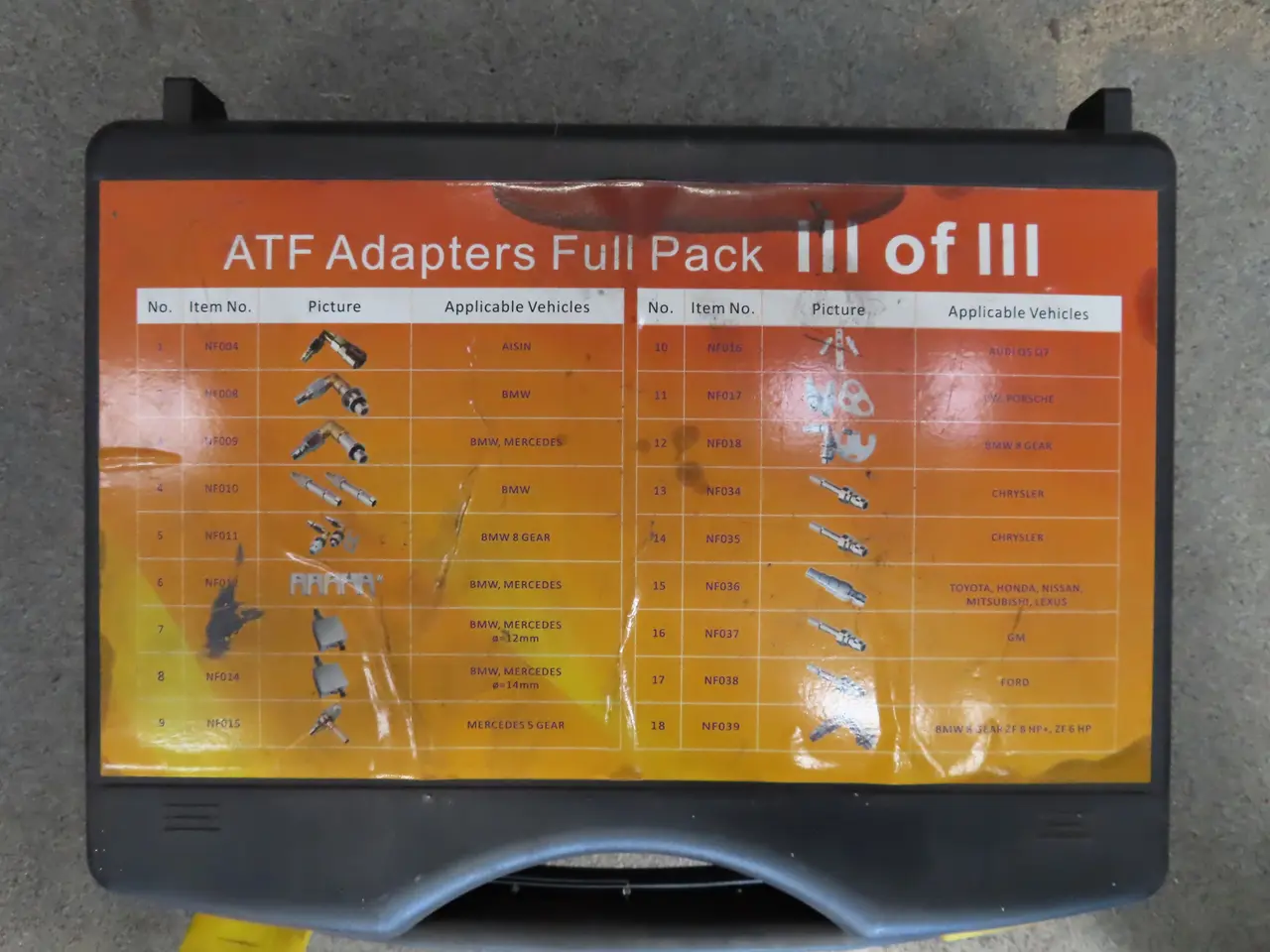 Billede 3 - Adaptersæt ATF Full pack