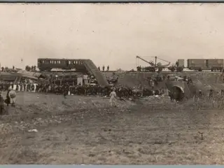 Vigerslevulykken 1919 - Fotokort u/n - Ubrugt