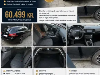 Peugeot 308 SW 1.6 BlueHDi Diesel – manuel – 169.6