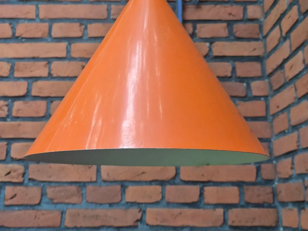 Billede 3 - Kæk kegleformet retrolampe