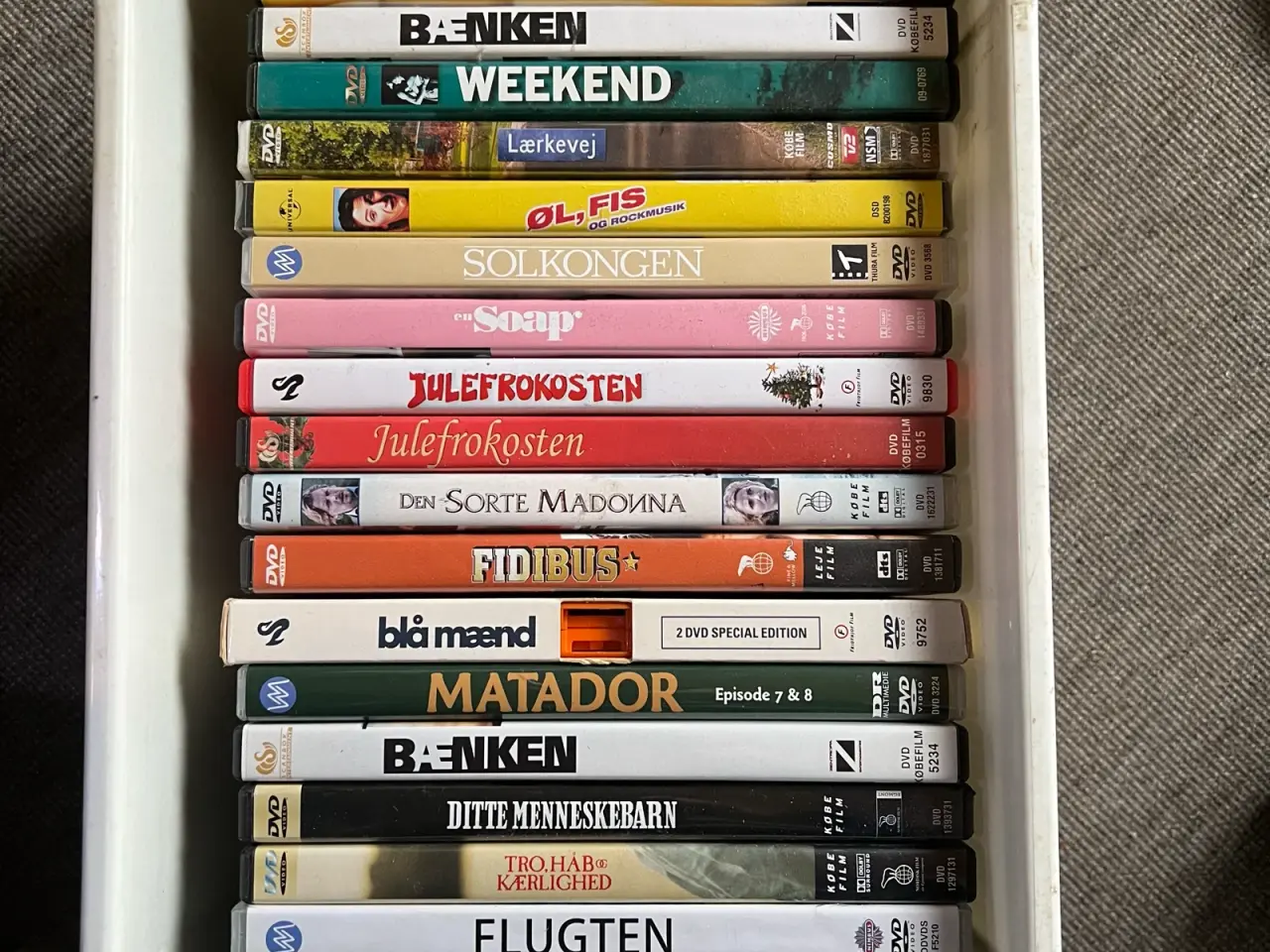 Billede 1 - 20 danske DVD film af nyere