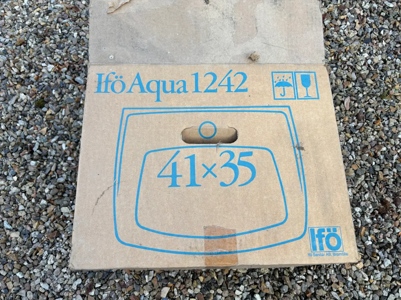 Billede 3 - IFÖ Aqua 1242 cera håndvask, NY, 3 stk 100kr/stk