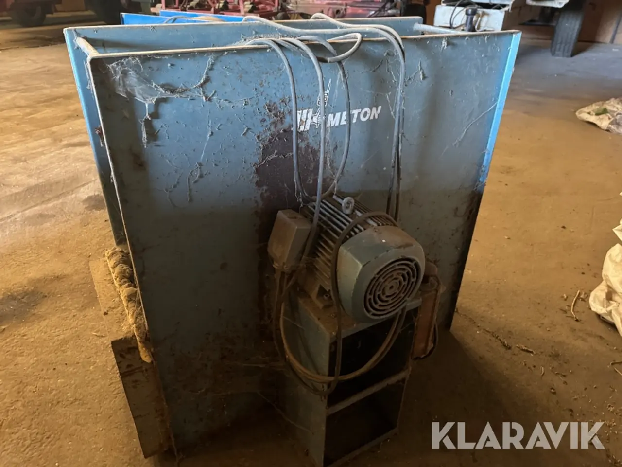 Billede 9 - Tørrekanaler-Tørreanlæg med blæser og hovedkanal