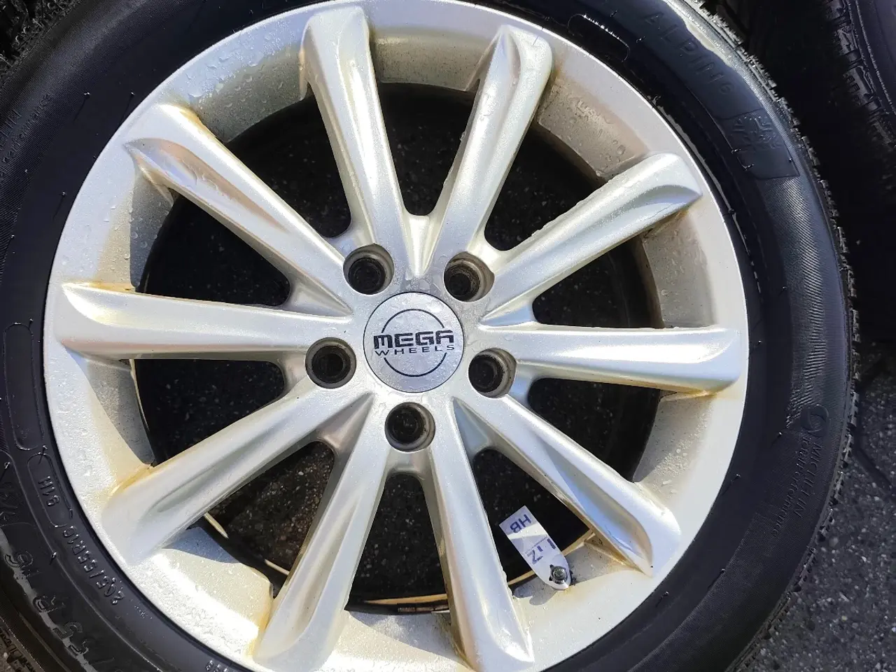 Billede 3 - Michelin Alpine vinterdæk med alufælge