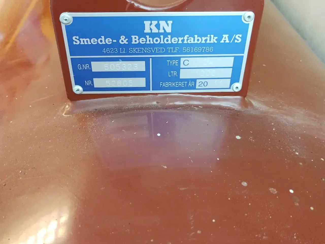 Billede 2 - KN olietank