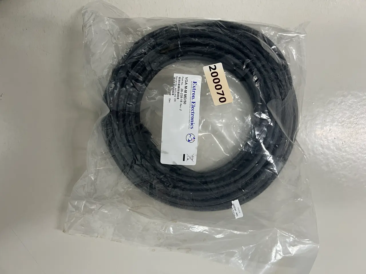 Billede 1 - V G A kabel 50" = 15,2m fra Extron model M-M md