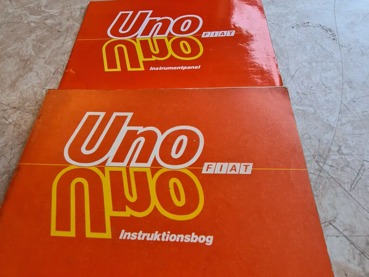 Billede 1 - Brugt  instruktions bog  Fiat  Uno