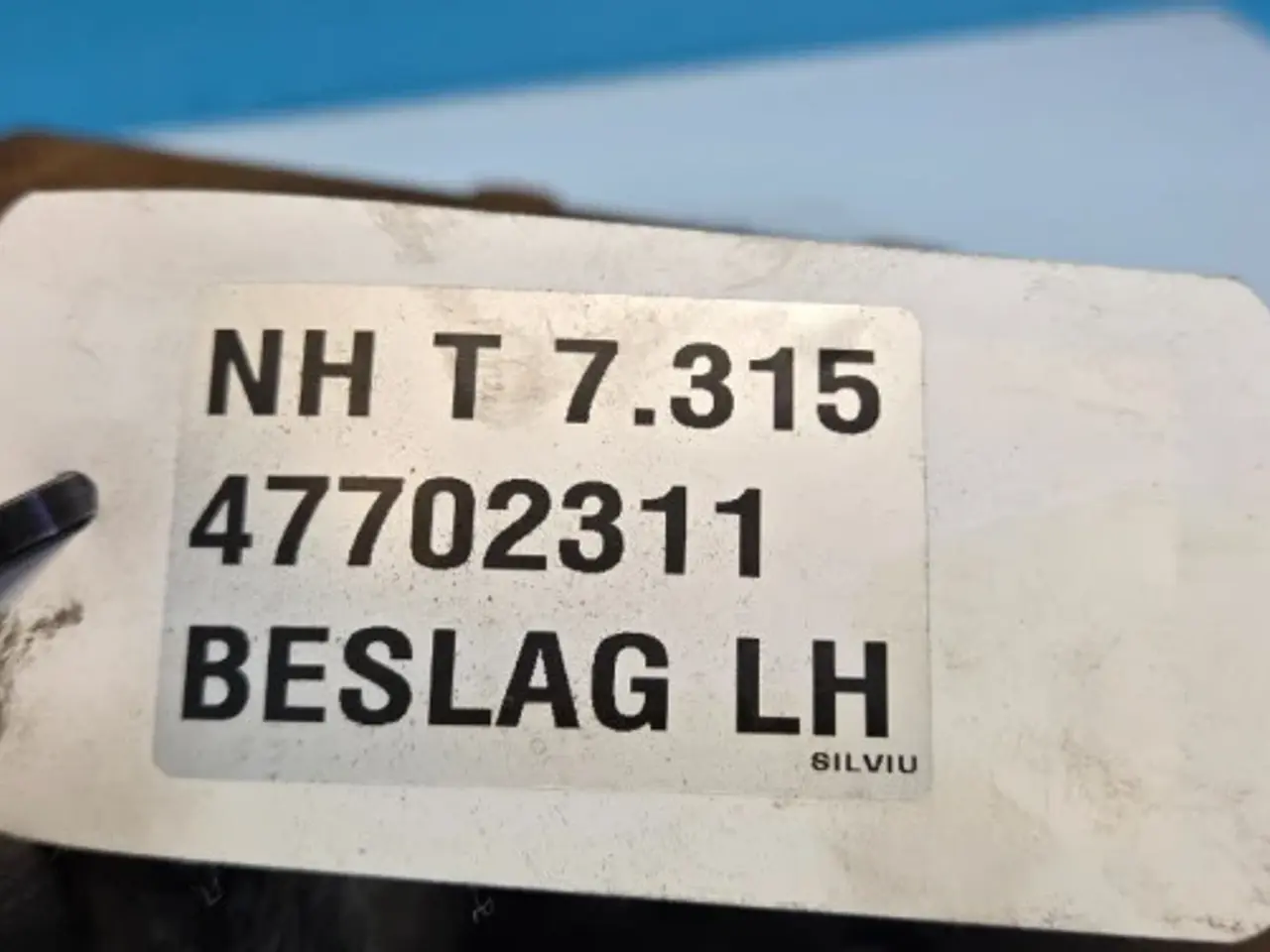 Billede 15 - New Holland T7.315 Beslag L. 47702311