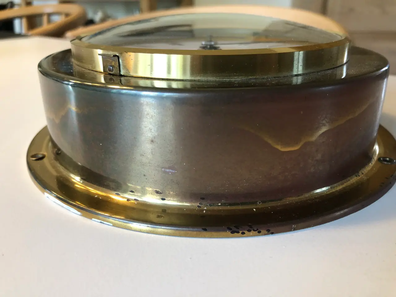 Billede 5 - Skibsur i messing med påskriften "Quartz"