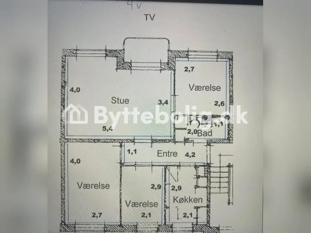 Billede 1 - Lys lejlighed i Tårnby til bytte