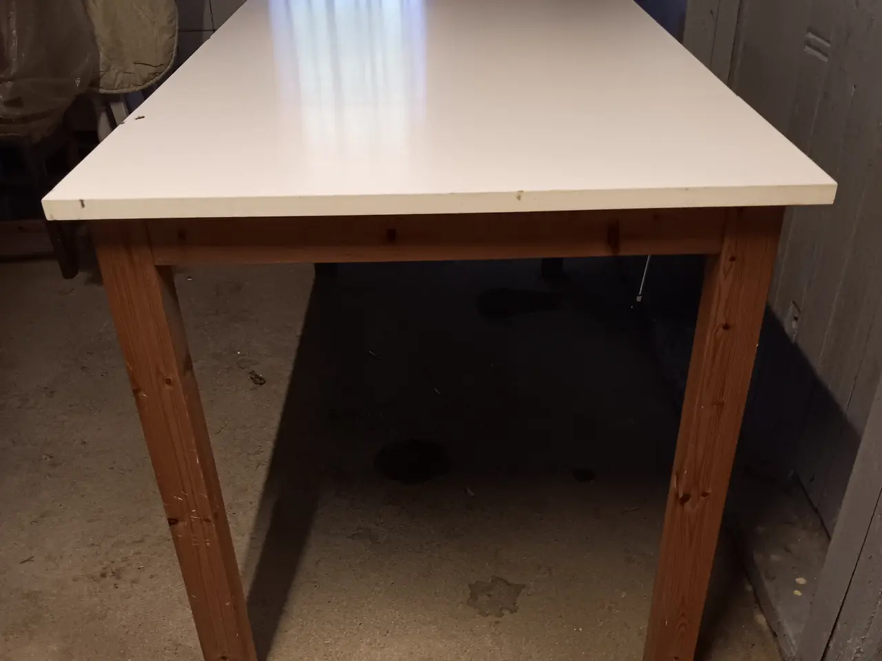 Billede 3 - Skrivebord/tegnebord med vipbar midterplade