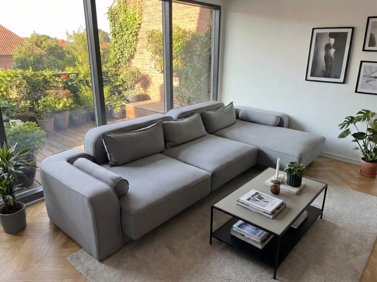 Billede 1 - Formel A Twin sofa med chaiselong