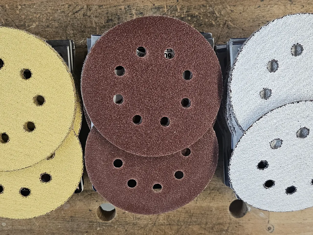 Billede 1 - Ø 125 sandpapir/velcro