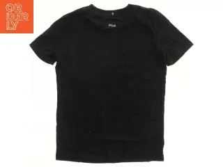 Sort T-shirt med logo fra Fila (str. 134)