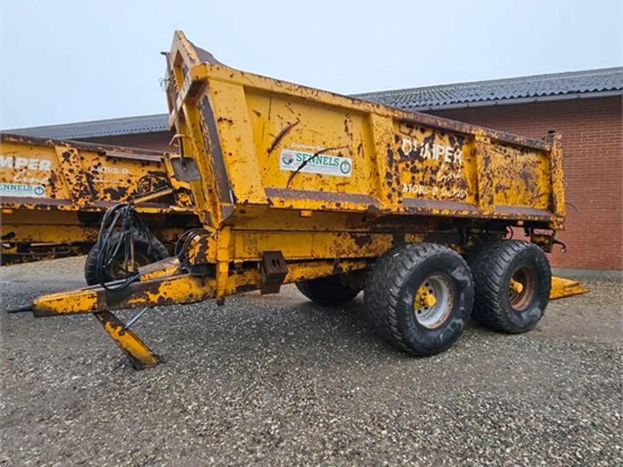 Billede 1 - ABC 23 tons - Morsø tipvogn / Dump trailer