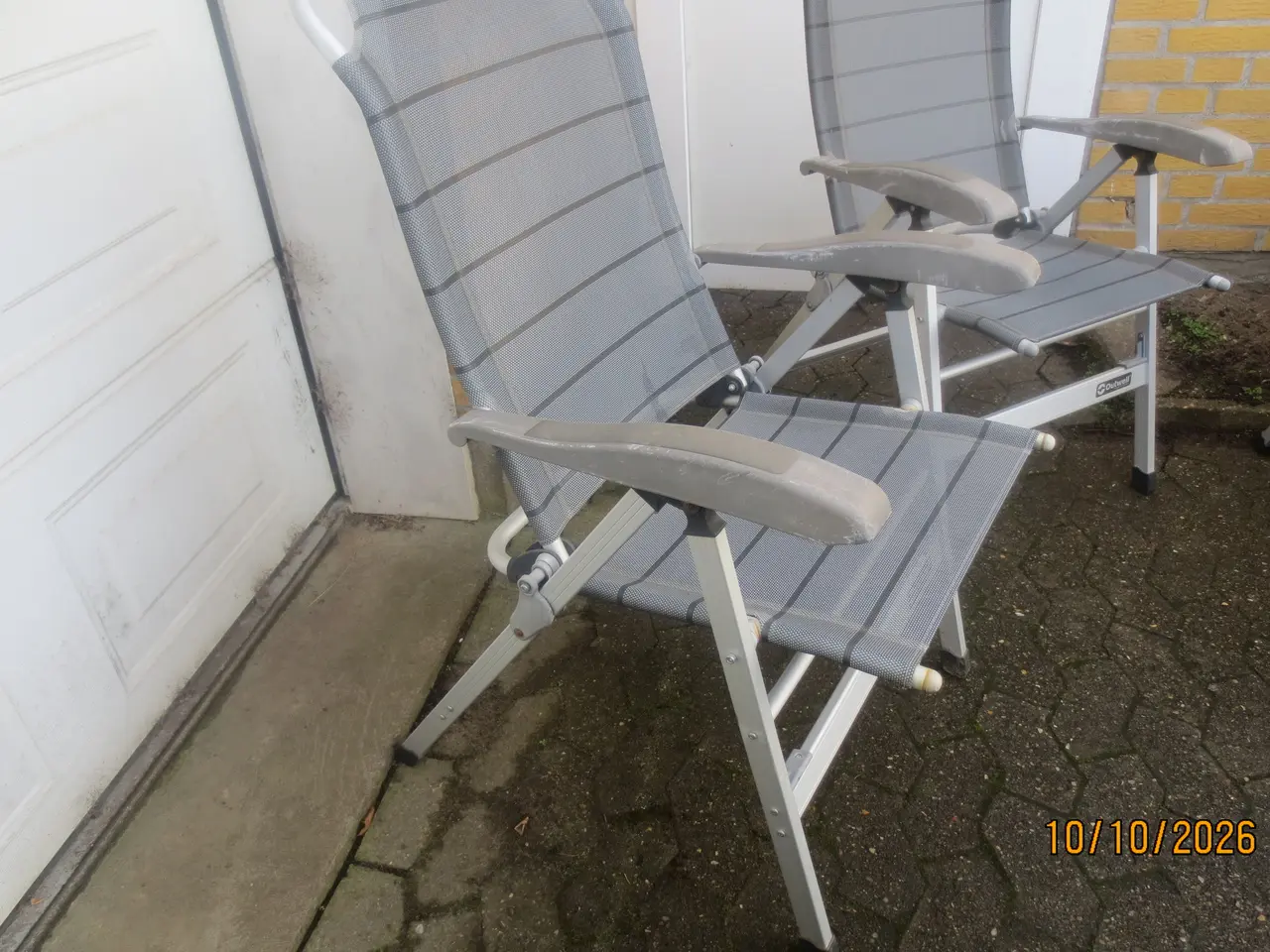 Billede 2 - 4 stk Outwell Campingstole i Aluminium