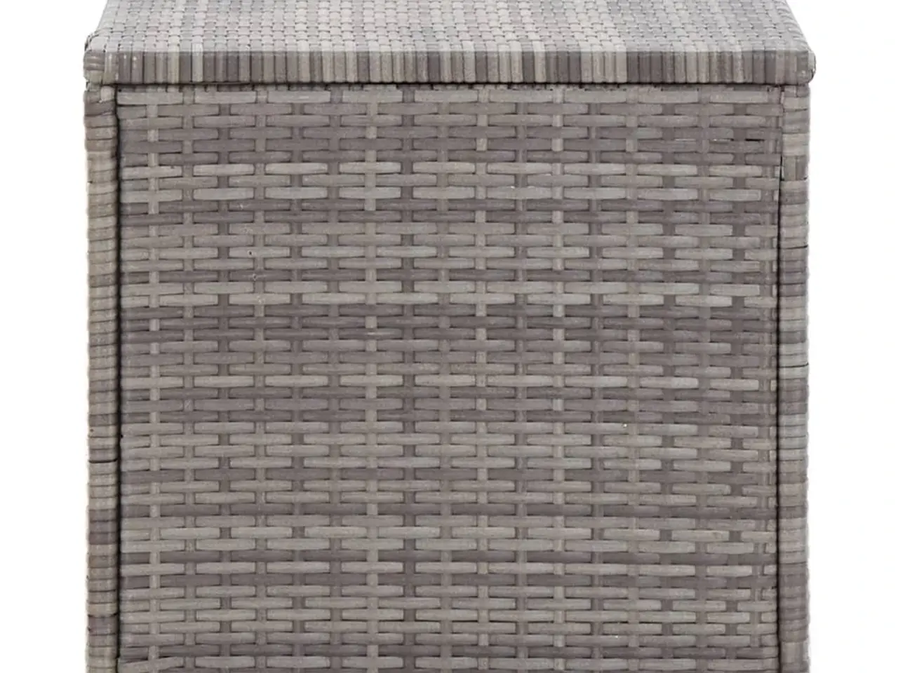 Billede 4 - Opbevaringskasse til haven i polyrattan - 100 × 50 × 50 cm, grå
