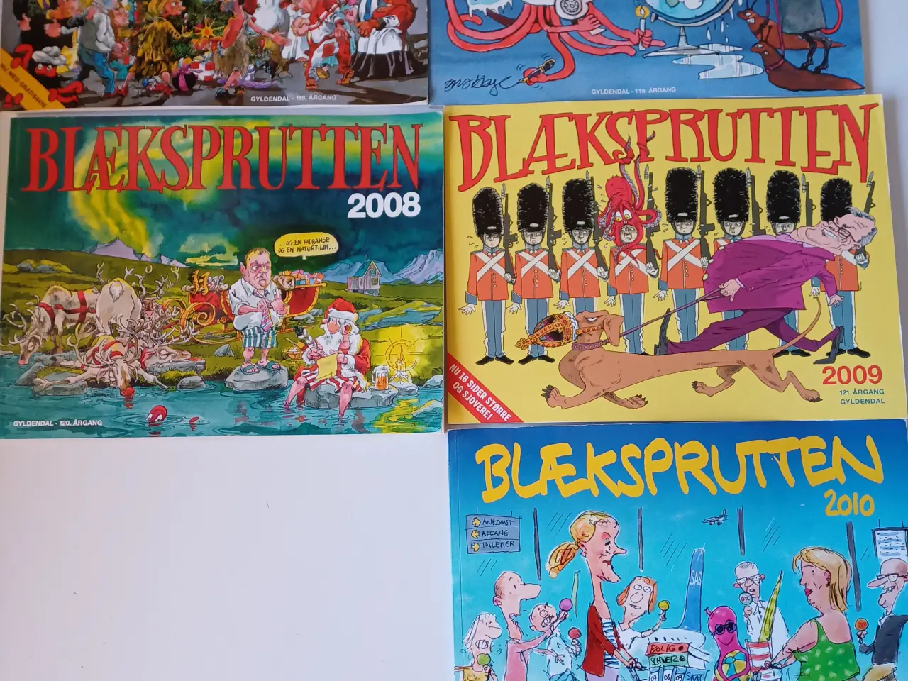 Billede 1 - Blæksprutten årsblade 2006-2010 Tegneserieblade