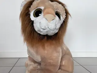 Plysbamse - kæmpestor løve, 50 cm