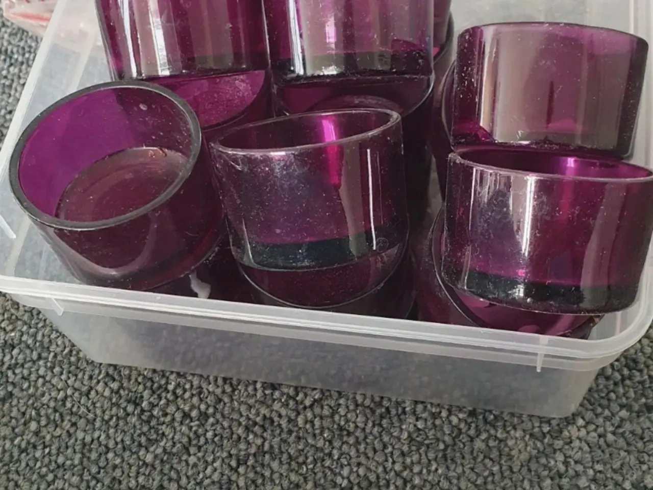 Billede 3 - 20 stk fyrfadsstager i glas