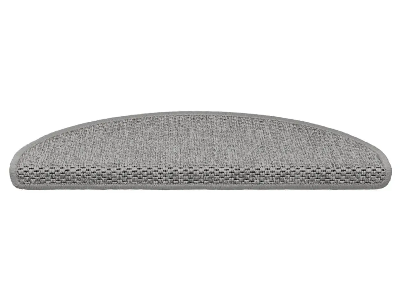 Billede 4 - Selvklæbende trappemåtter i sisal-look - 15 stk., sølv, 65×21×4 cm