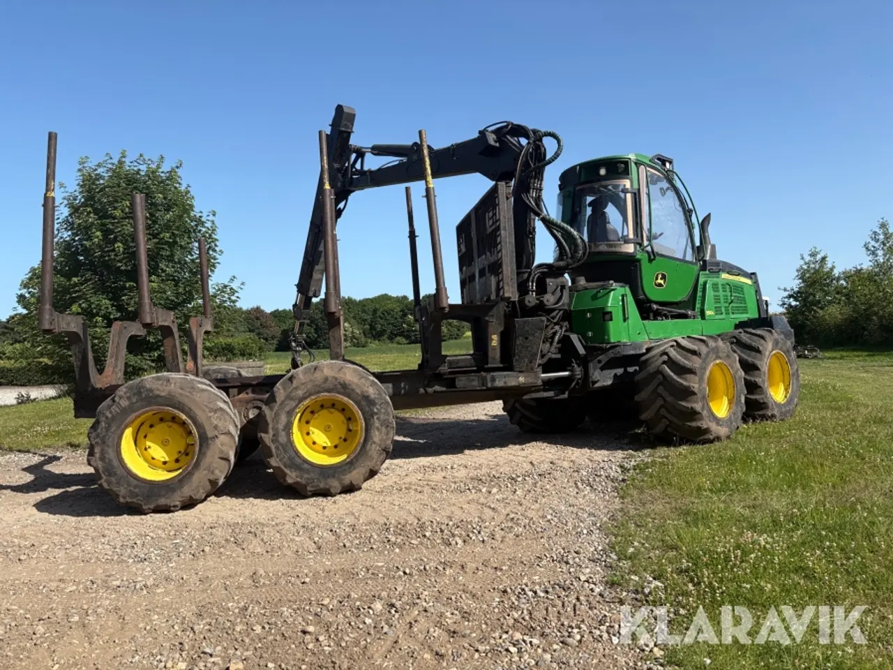 Billede 6 - Udkører John Deere 1510G med hurtigskifte