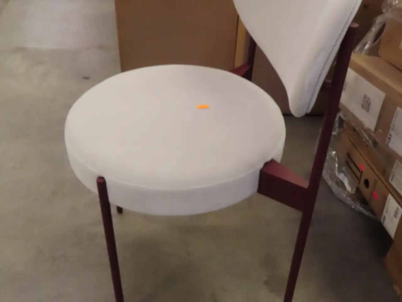 Billede 2 - VERPAN Verner Panton spisebordsstol hvid polstret