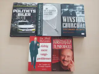 Blandet bøger 5 stk