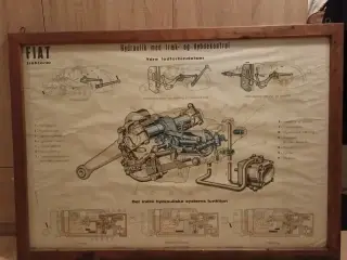 Fiat 411  Plakat fra Forhandler i Lendum