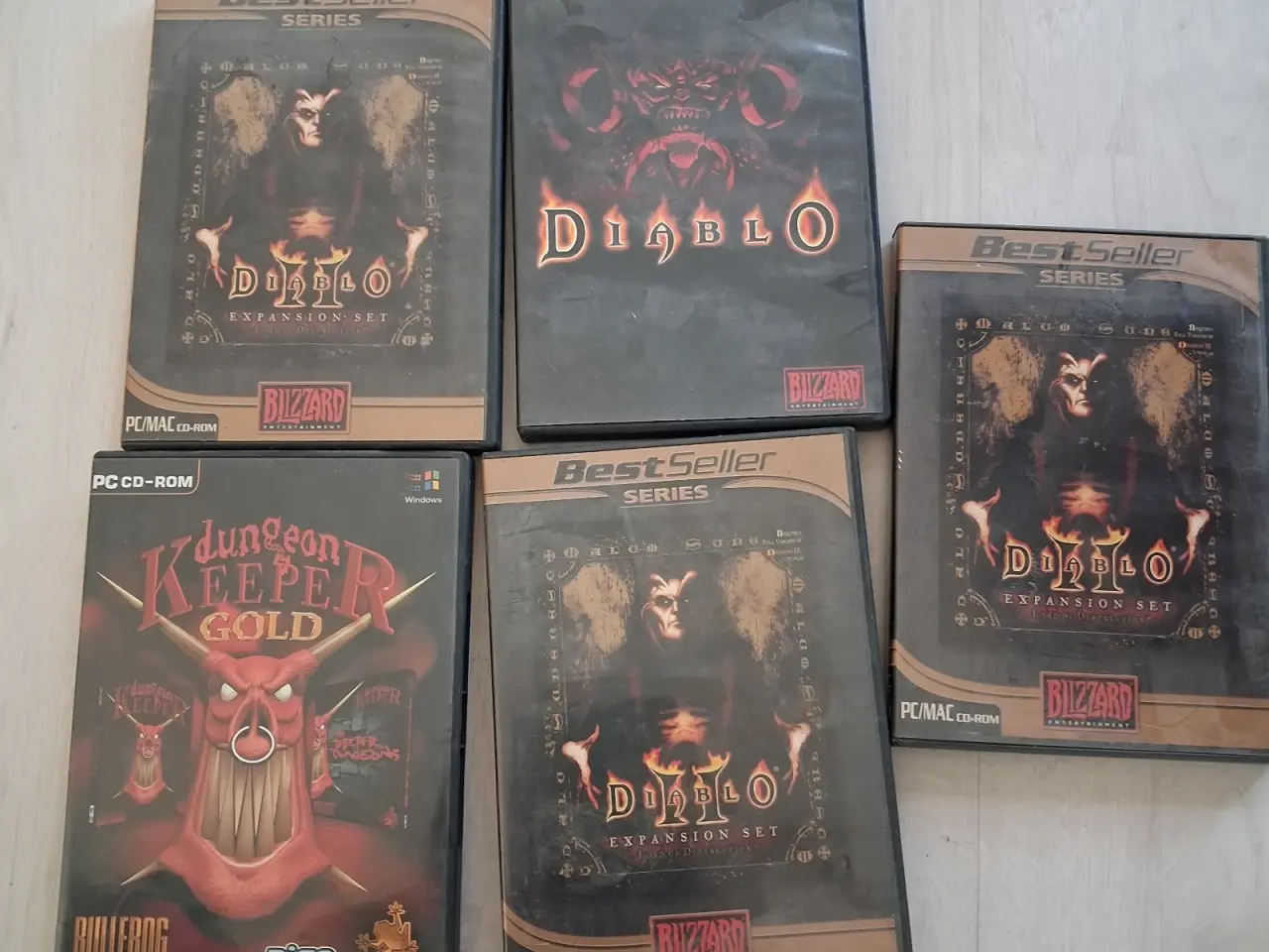 Billede 1 - Diablo II og Dungeon Keeper Gold pc spil samling