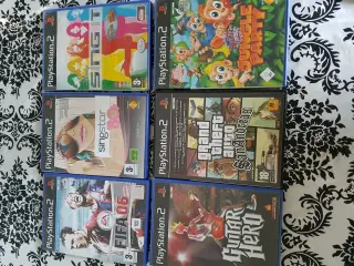 14 seje ps2 spil 35-60kr pr spil.