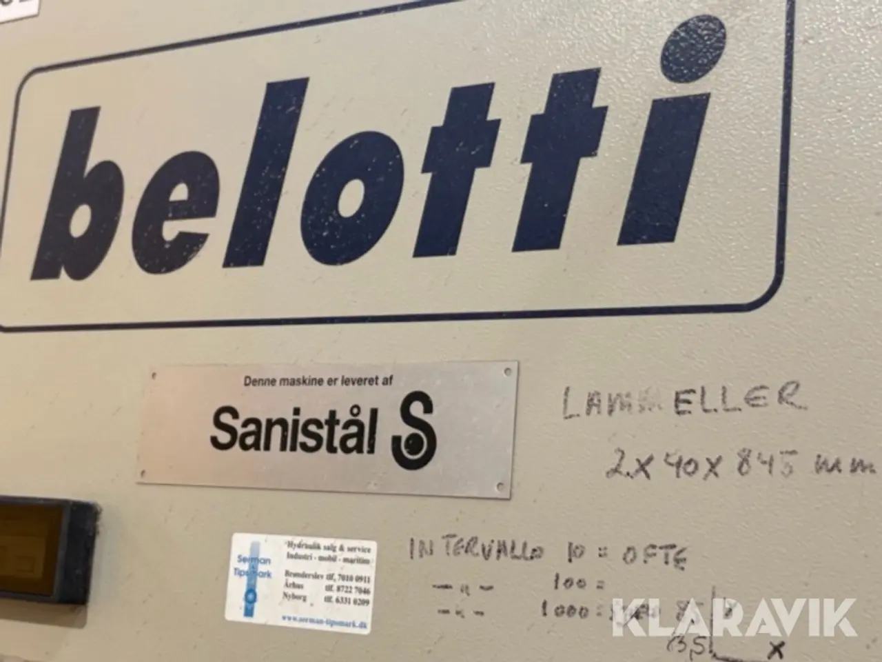 Billede 12 - Vandskærer Belotti CPT 1630 3X