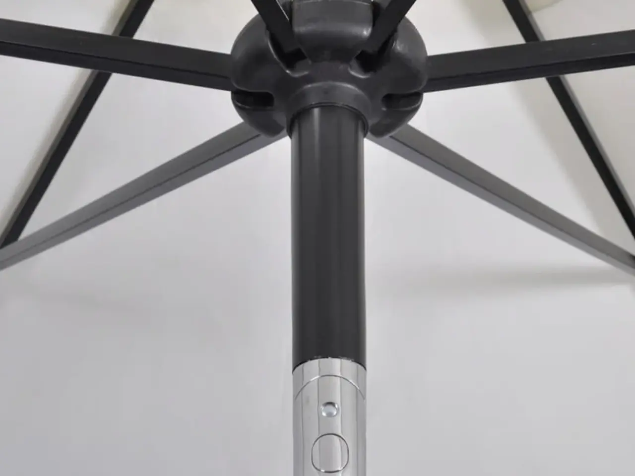 Billede 2 - Parasol 200x300 cm rektangulær sandhvid