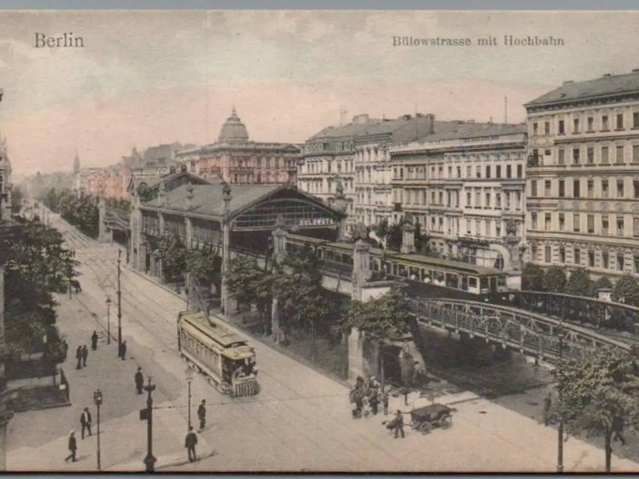 Billede 1 - Berlin - Hochbahn - Bülowstrasse -  Postkort - Tyskland - Ubrugt