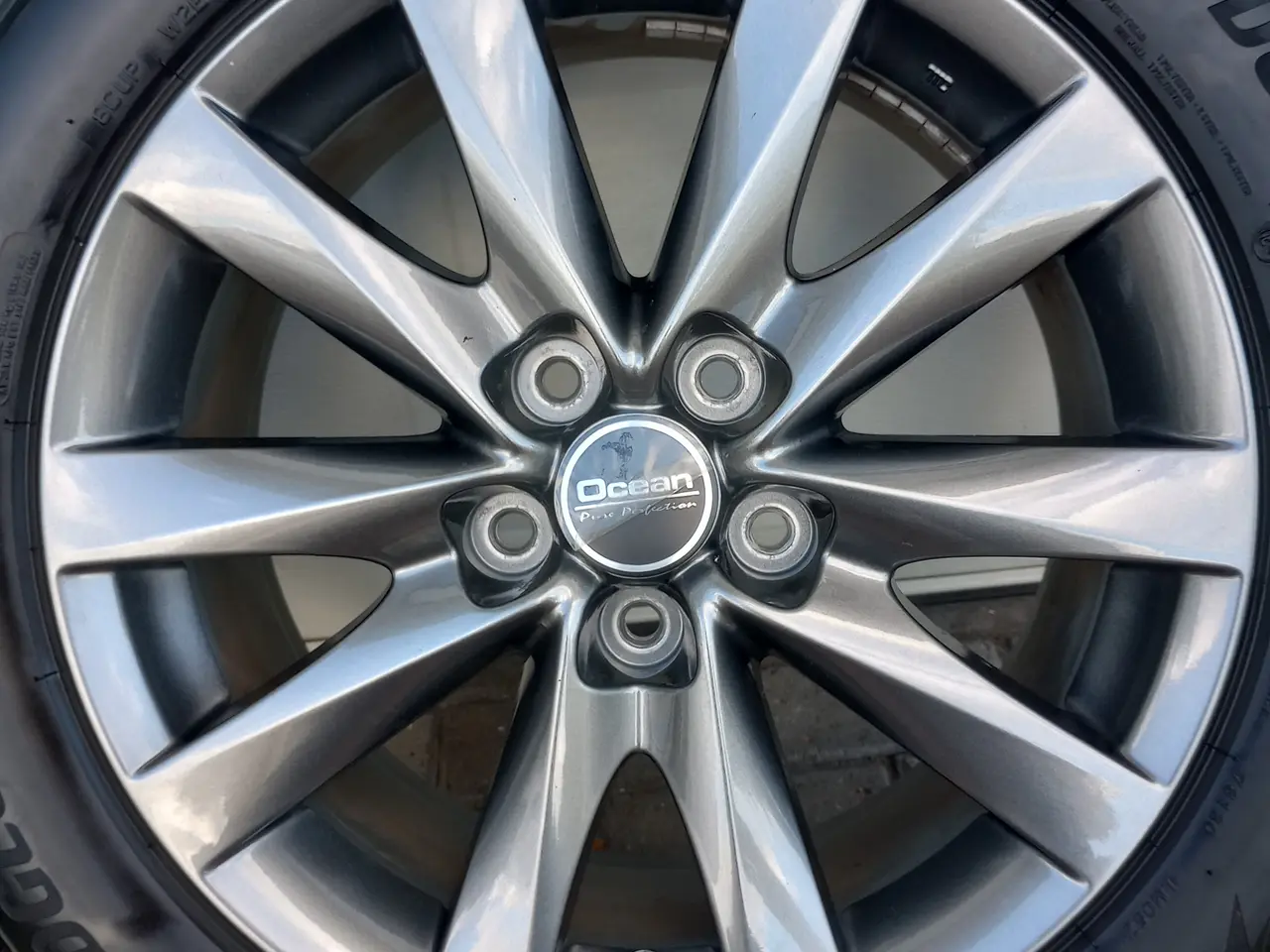 Billede 5 - Nye 17" alufælge 5x114,3 ink Bridgestone, TPMS,