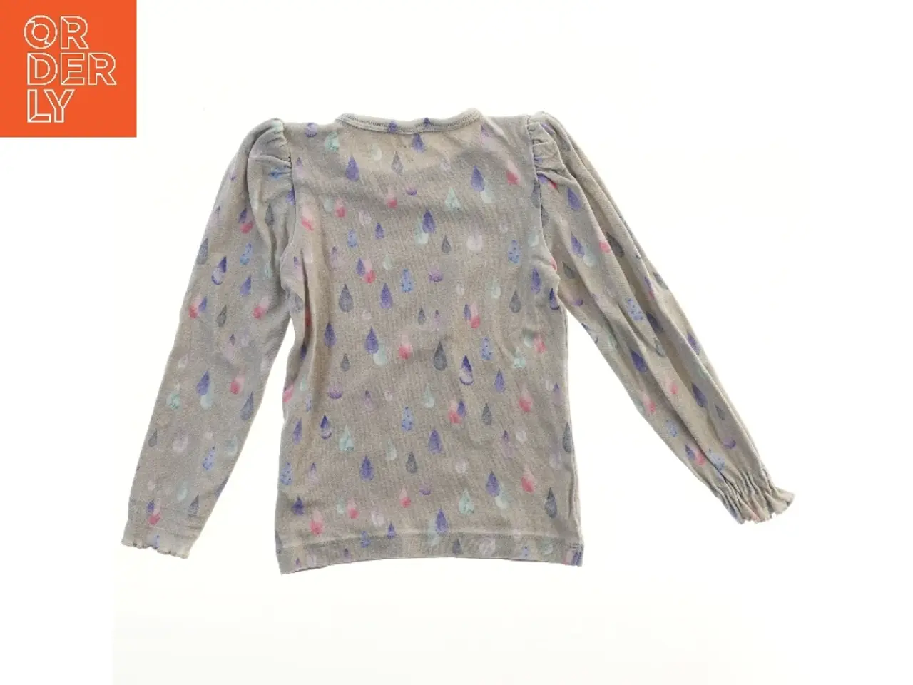 Billede 2 - Name It (str. 98)💧Langærmet bluse med dråbemønster