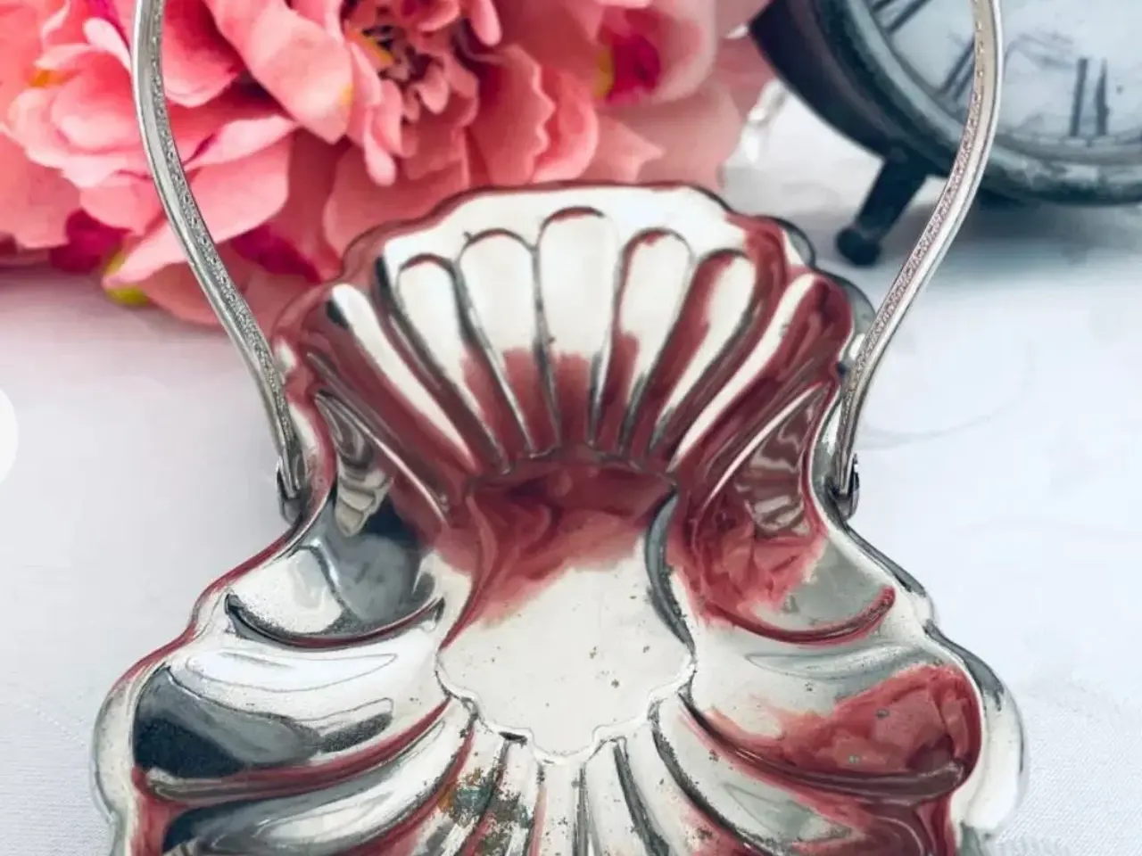 Billede 3 - Vintage teskebakke indretning med patina