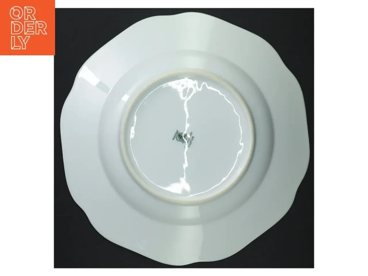 Billede 3 - Porcelænsmiddagstallerkener med blomstermotiver (str. 25 cm)