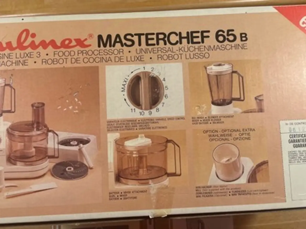Billede 2 - Ældre Moulinex Masterchef 65 B foodprocessor