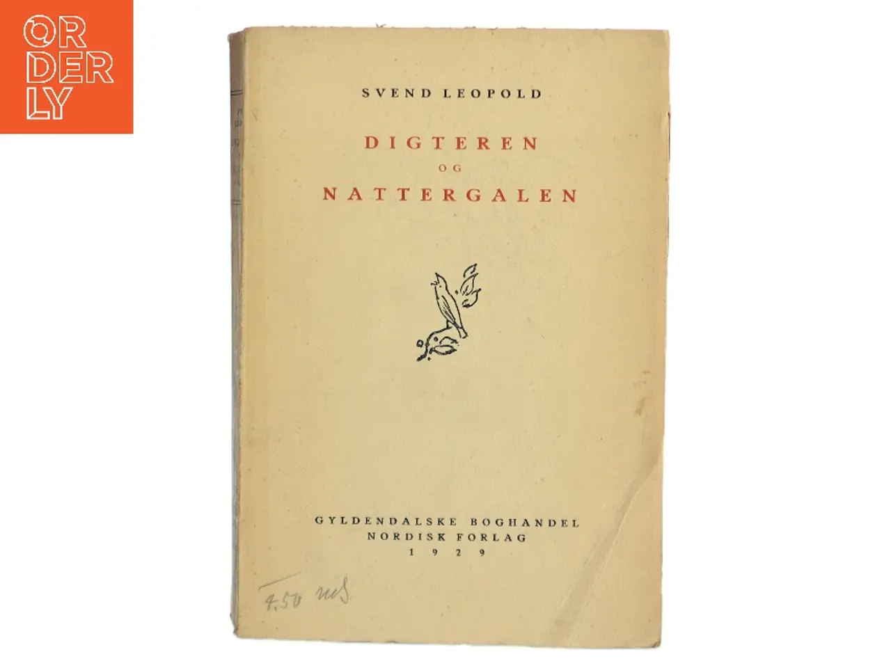 Billede 1 - Digteren og Nattergalen af Svend Leopold (Bog)