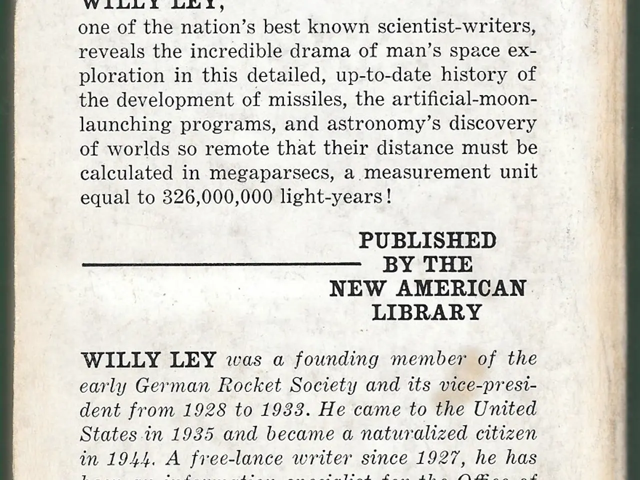 Billede 2 - Missiles, Moonprobes, and Megaparsecs by Willy Ley