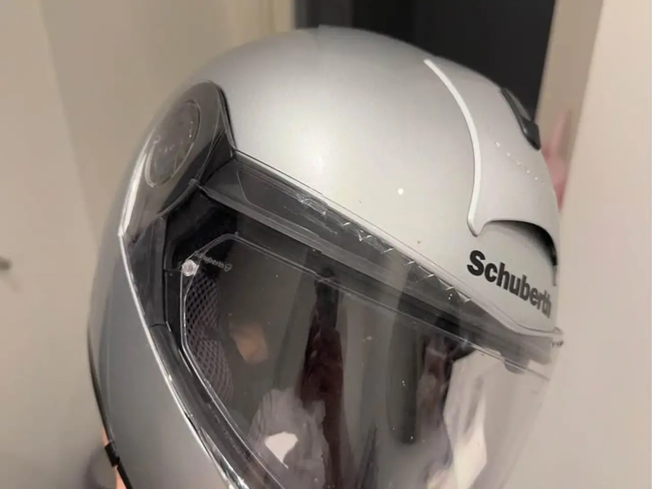Billede 1 - Schuberth C3 MC-hjelm med handsker