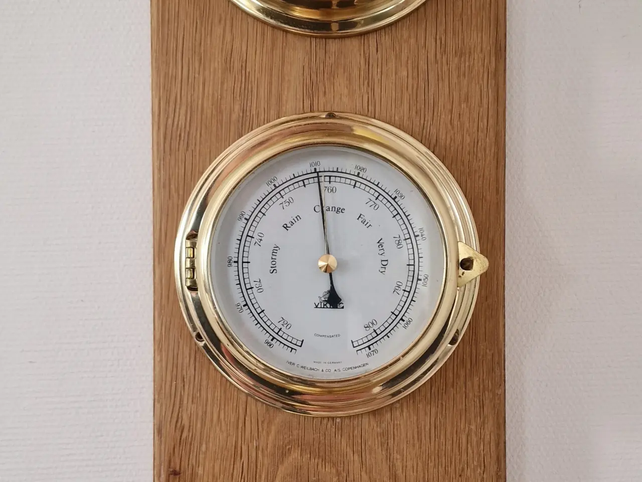 Billede 1 - Ur, hygrometer og barometer