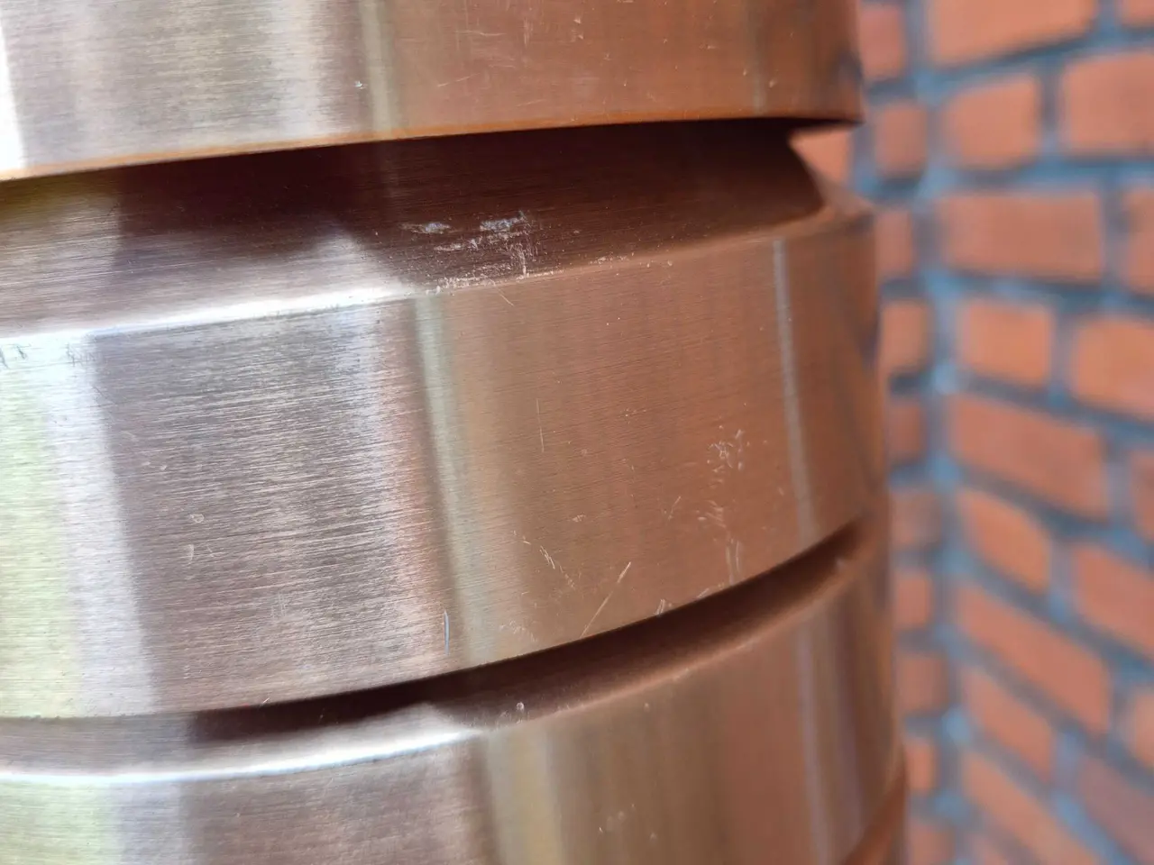 Billede 15 - Cylindriske kobberfarvede retrolamper