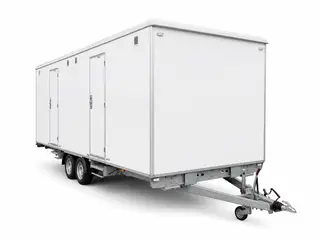 Toilet-badvogn 2x4 bad med oliefyr