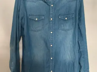 Denim skjorte str. L