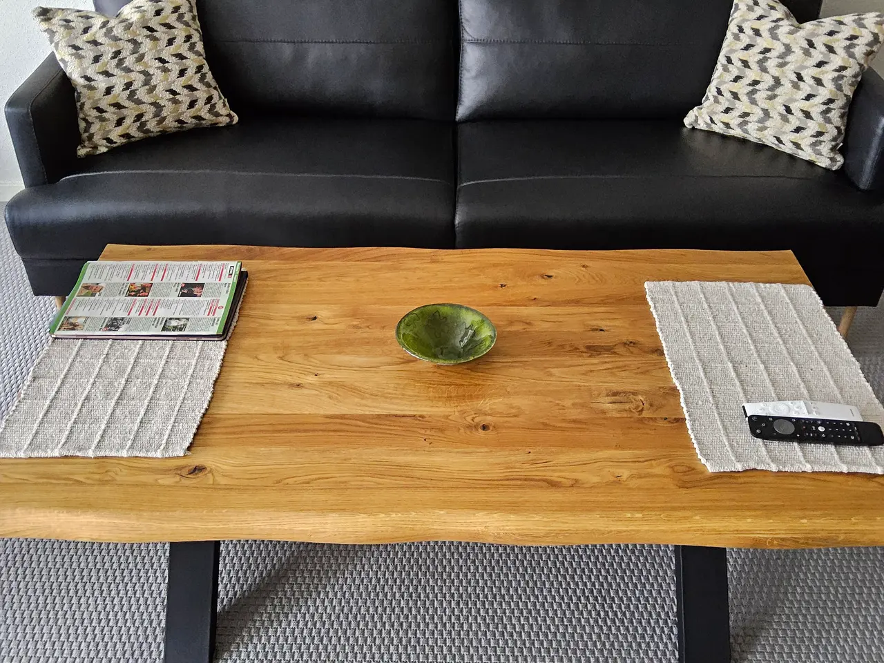 Billede 2 - sort læder sofa