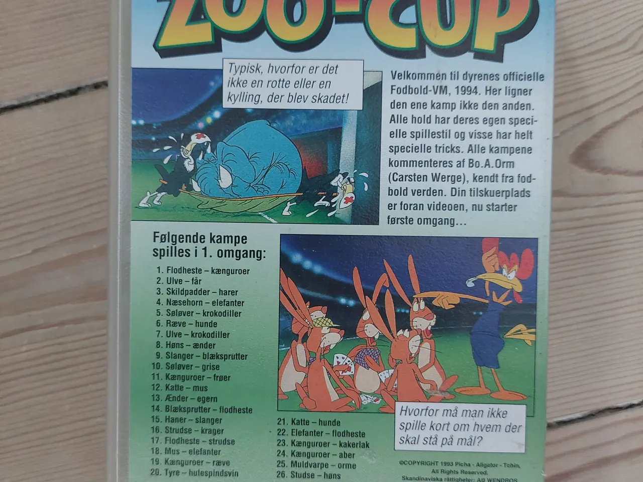 Billede 2 - Zoo-Cup omgang 1 (VHS)